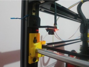 ipercubo evoluzione ottica verticale staffa finecorsa 3d stampa 3d print model - Mito3D
