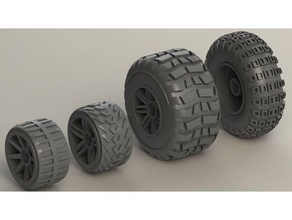 edit15 sept 2018 gaslands hot wheels roue pneu Spiele 3d print model - Mito3D