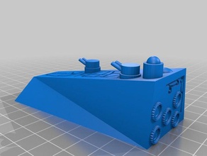 Weltraum-Frachter hobby 3d print model - Mito3D