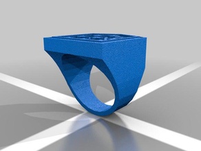 bailey escudo de la familia anillo anillos 3d print model - Mito3D