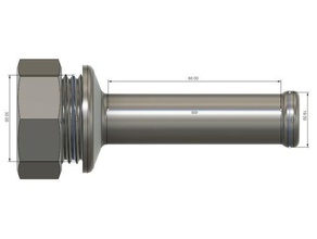 ender 3 kleine spool-Halter 20mm Durchmesser Spulen 60mm Breite 3d Drucker Teile 3d print model - Mito3D