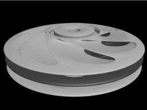 invertido giroscópio unidade 01 arte 3d print model - Mito3D
