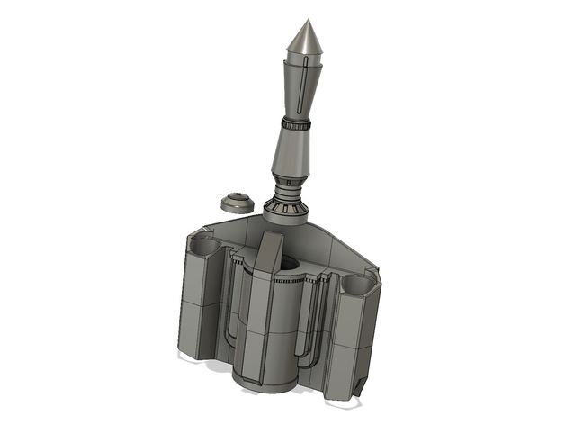 boba fett jet pack full size acessórios 3D print model - Mito3D