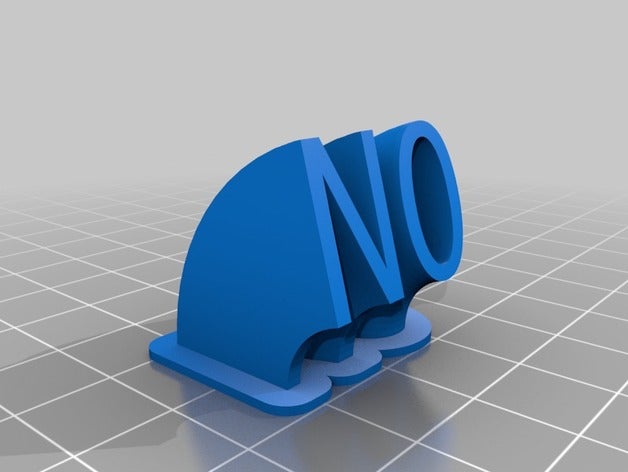no de la placa identificación oficina personalizado 3D print model - Mito3D