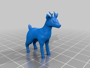 deer Sache Tiere 3d print model - Mito3D