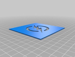 flash gordon estêncil a arte as ferramentas personalizado 3d print model - Mito3D