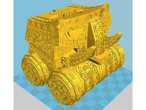 stone juggernaut creatures dungeons dragons miniature tomb annihilation 3d print model - Mito3D