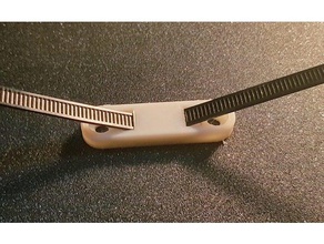 Kabelbinder-Anker-clip-durch-body Teile Anker Kabel-Anker Wand anchor zip-tie ziptie zip Krawatten 3d print model - Mito3D