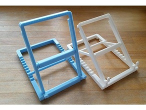 adjustable-angle tabletphone -stand print place hinges extra steps 3d printing 3d print model - Mito3D