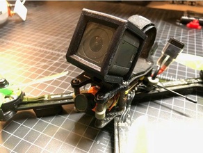 xhover gapit gopro hero5 sesión de montaje rc vehículos la cámara quad quadcopter 3d print model - Mito3D