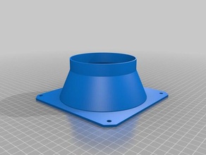 parametrische HLK-Platz 4 Kanal Tippen diy Klimaanlage duct Arbeit 3d print model - Mito3D