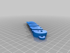 channing Schlüsselanhänger angepasst 3d print model - Mito3D