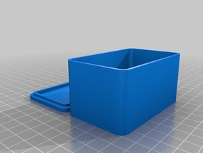 mon personnalisés arrondi de la boîte les conteneurs 3d print model - Mito3D