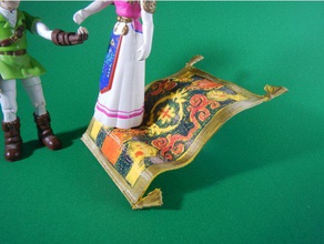 aladdin magic carpet decoração 1001 40 ladrões ali baba árabe arabian nights disney voando tapete voador genie jasmine lâmpada mágica robin williams novo mundo 3d print model - Mito3D