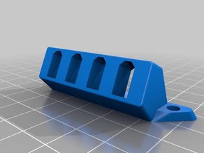 psu bower block 3d printing xt60 holder 3d print model - Mito3D
