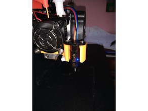 3d touch black anet a8 left mount printer parts 3d print model - Mito3D