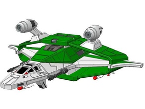 wc cf-105 cimitarra brinquedos jogos o jogo para pc scifi starfighter videogame wing commander 1 3d print model - Mito3D