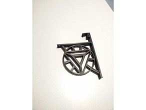 Eisen-Mann-shelf bracket equerre pour etagere Haushalt ironman iron man 3d print model - Mito3D