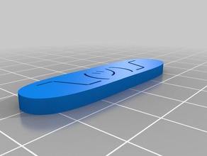 shruggie distintivo accessori 3d print model - Mito3D