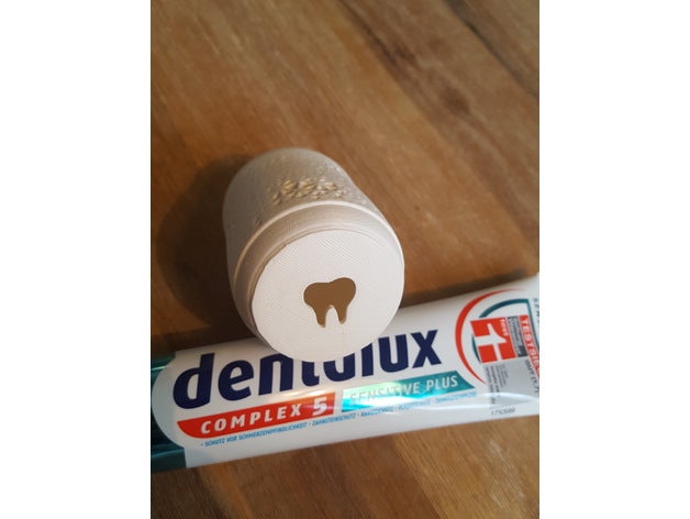 voronoi de pasta dente titular casa banho dental dentista odontologia a cozinha os dentes escova tutorial 3D print model - Mito3D
