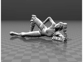 fortnite battle royale pessoas a arte artística o personagem feminino jogo livre engraçado garota jogar sarah escultura brinquedo de vídeo guerreiro 3d print model - Mito3D
