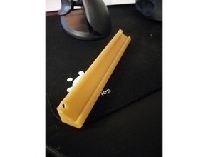 ledstrip angle holder diy led light mount strip 3d print model - Mito3D