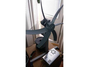 custom blade powerfull fan blower eg 775 motor diy air customized electronics 3d print model - Mito3D