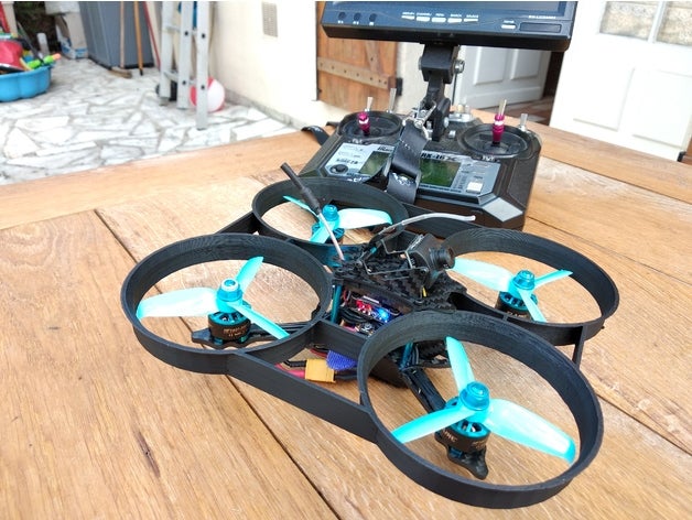 xjb145 proteções mecânico brinquedos drone hglrc xbj 145mm guarda hélice 3D print model - Mito3D