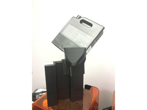 form2 cartridge drainer 3d printer accessories formlabs resin sla uv 3d print model - Mito3D