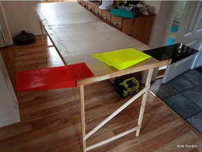 les peintres de la table&gt1m large outils peinture papier peint 3d print model - Mito3D