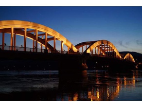 pont neuville sur sa&ocircne buildings structures architecture bridge sane arc 3d print model - Mito3D