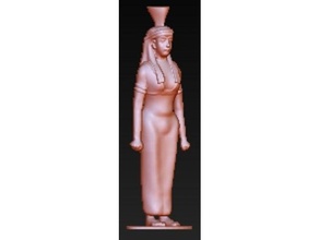 egypt goddess nephthys art figure scuplture 3d print model - Mito3D