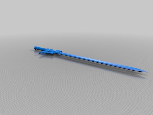 sao-elucidator espada modelos 3D print model - Mito3D