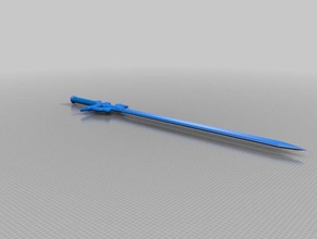 sao-elucidator kılıcını modelleri 3d print model - Mito3D