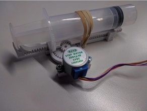 bomba da seringa 50ml quase completamente impressos em 3d biologia 3d print model - Mito3D
