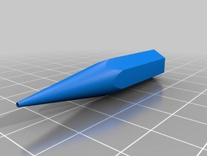 my customized parametric pencil cap letters office 3d print model - Mito3D