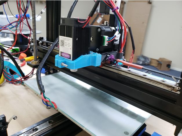 laser mount anet a2 carriage 3d printer parts 3D print model - Mito3D