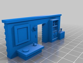 momadness doors walls toy game accessories boardgames mansions madness 3d print model - Mito3D