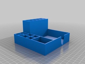 deskoffice organizer 3d printing desk 3d print model - Mito3D