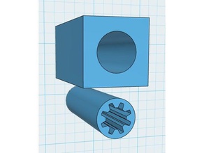 delrin bearubg 15 mm od 8 id la electrónica cojinete rodamiento lineal 3d print model - Mito3D
