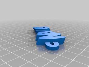neves preto Schlüsselanhänger angepasst 3d print model - Mito3D