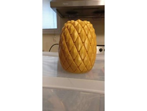 Ananas-Pflanzer Dekor container drainage 3d print model - Mito3D