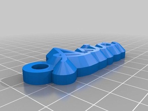 il mio nome personalizzato portachiavi organizzazione 3d print model - Mito3D