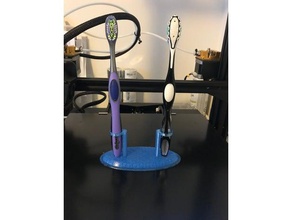 spazzolino da denti titolare bagno 3d print model - Mito3D
