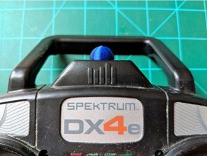 dx4e Antennen-Loch-Abdeckung rc Fahrzeuge spektrum 3d print model - Mito3D