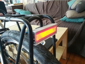 bisiklet rearlight ayraç spor açık havada atze berlin raf led 3d print model - Mito3D