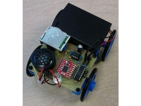 dumbot revisão 2 de engenharia robô 3d print model - Mito3D