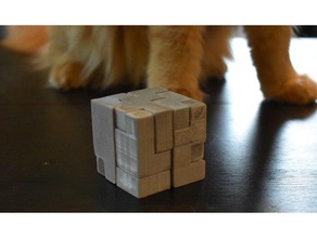 quebra-cabeça cubo quebra-cabeças 4x4x4 3d print model - Mito3D
