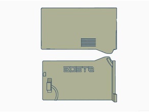 smart wallet cover ufficio 3d print model - Mito3D