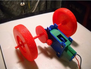 essieu des roues de mon inline boîte vitesses hobby 3d print model - Mito3D